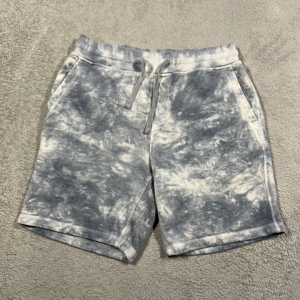 Outerknown Sweats Shorts Mens Small Gray Tie Dye Hemp Cotton